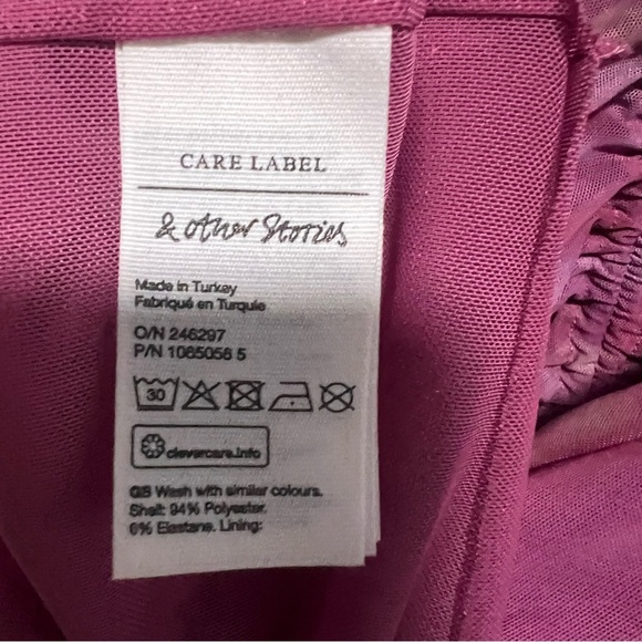 & other stories Pink Purple Body Con Dress, New with Tags - Picture 7 of 10